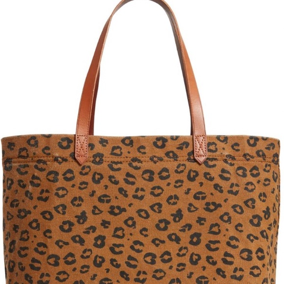 Madewell The Canvas Transport Tote in Leopard - Picture 5 of 15